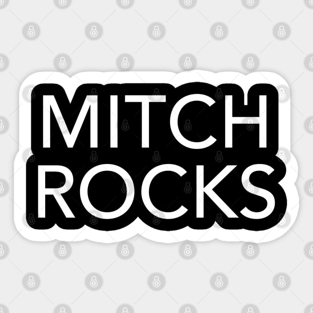 MITCH ROCKS Sticker by TubularTV